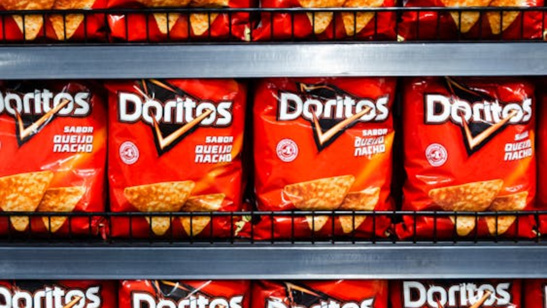 Doritos in grocery shelft