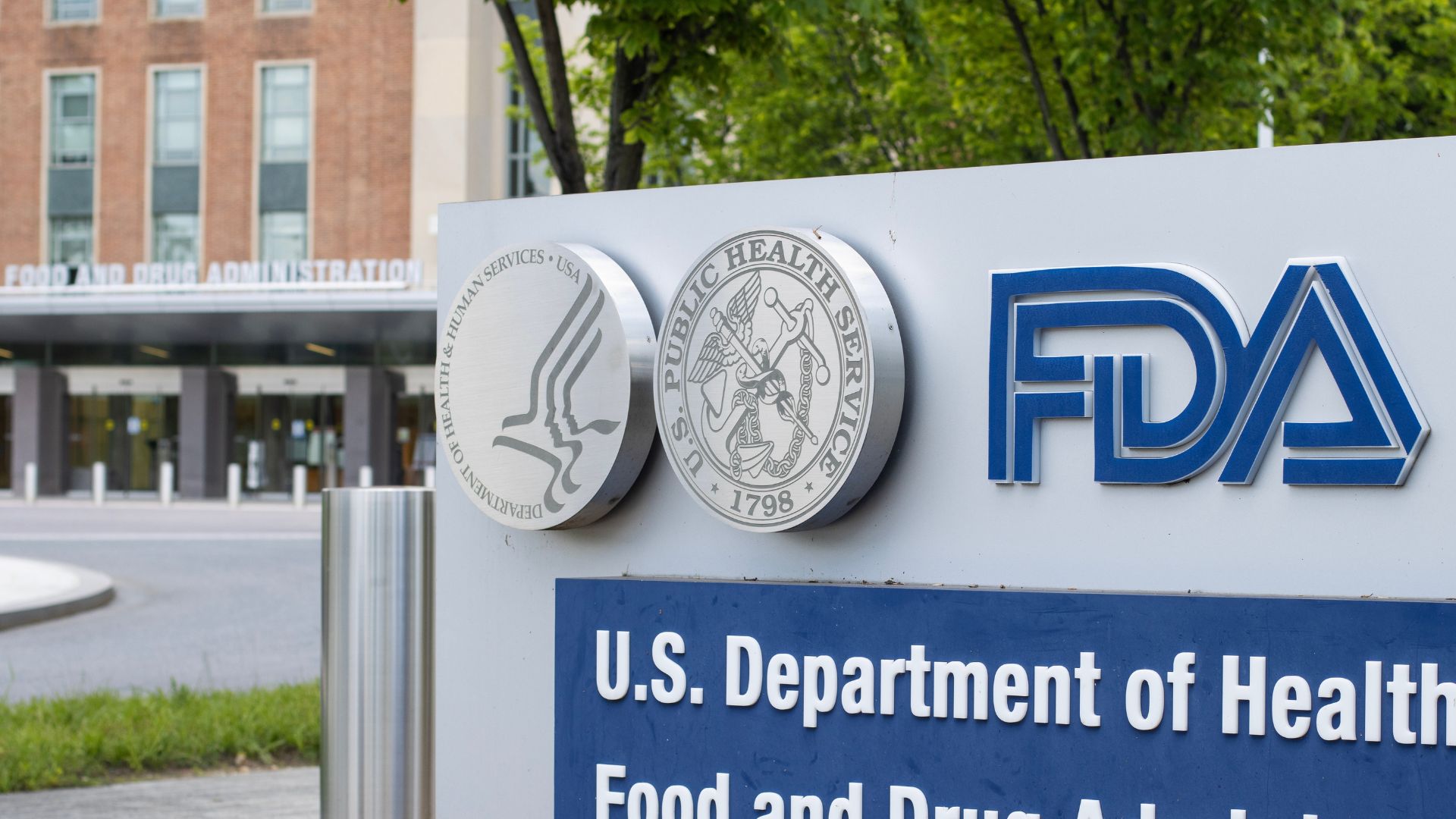 Headquarters of the U.S. Food and Drug Administration (FDA).
