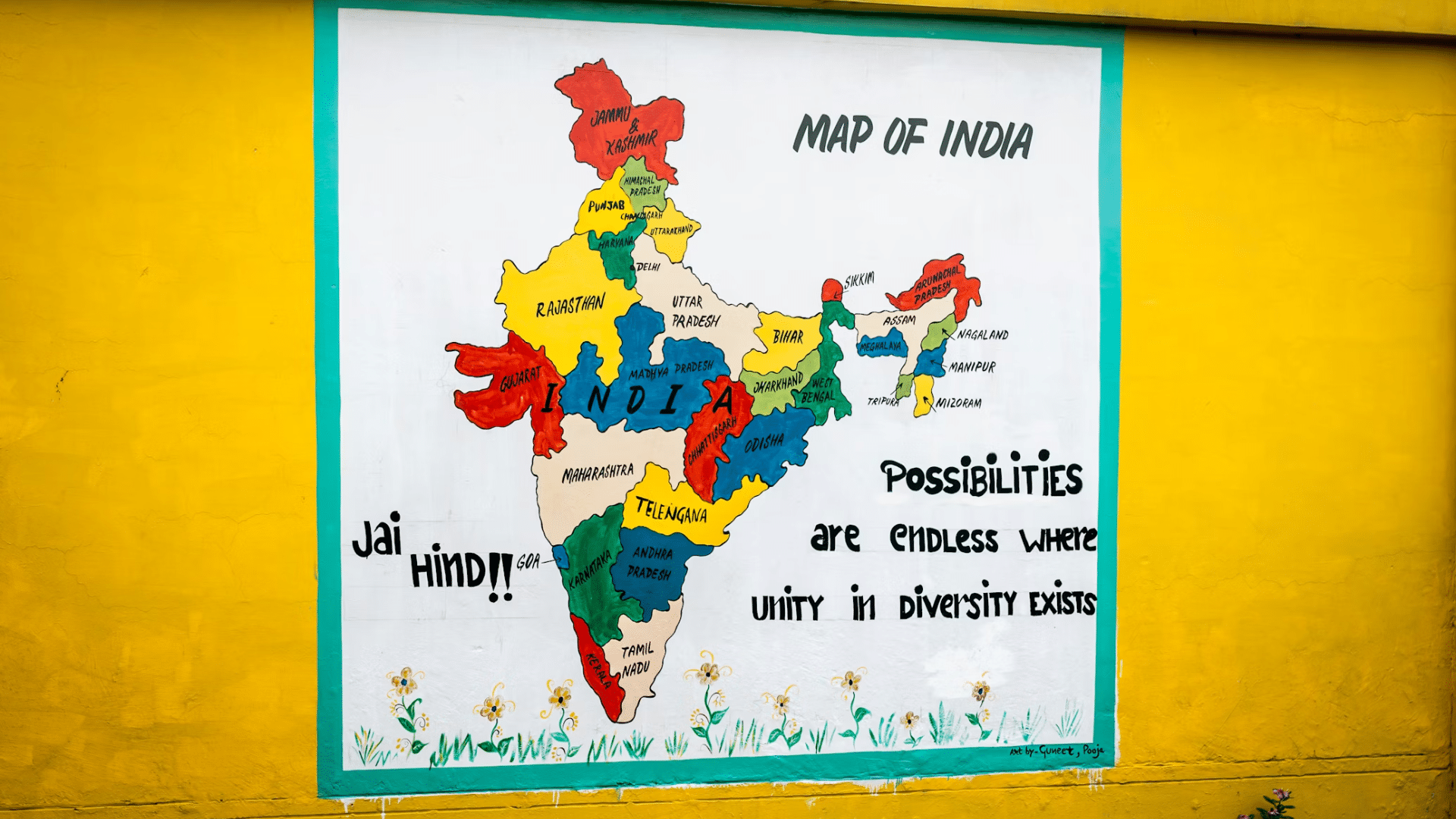 map of india