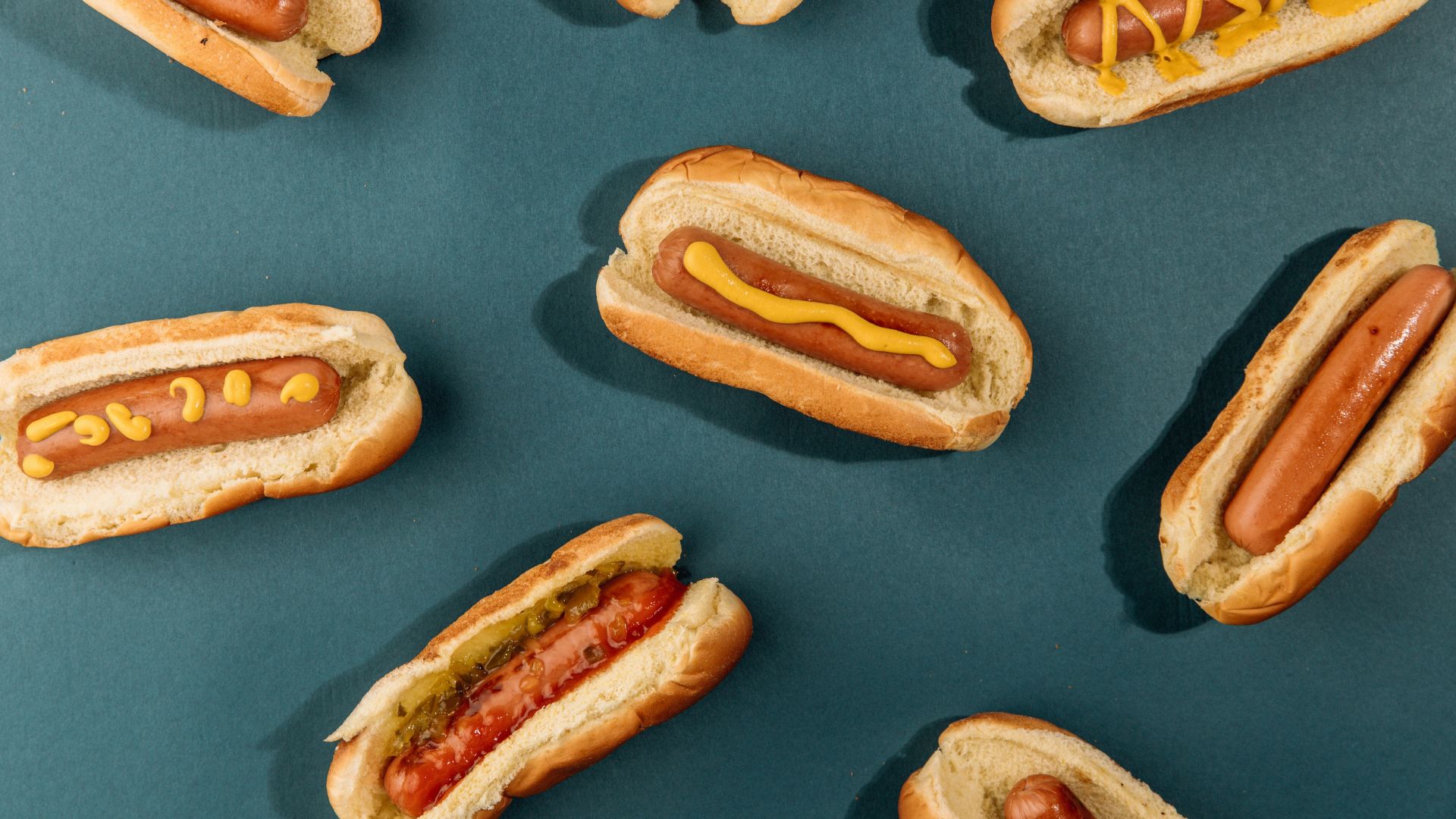 Simple hot dog served in a bun representing common processed meat foods