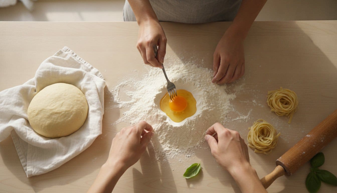 Easy Homemade Pasta Recipe: Your 3-Ingredient Kitchen Party!