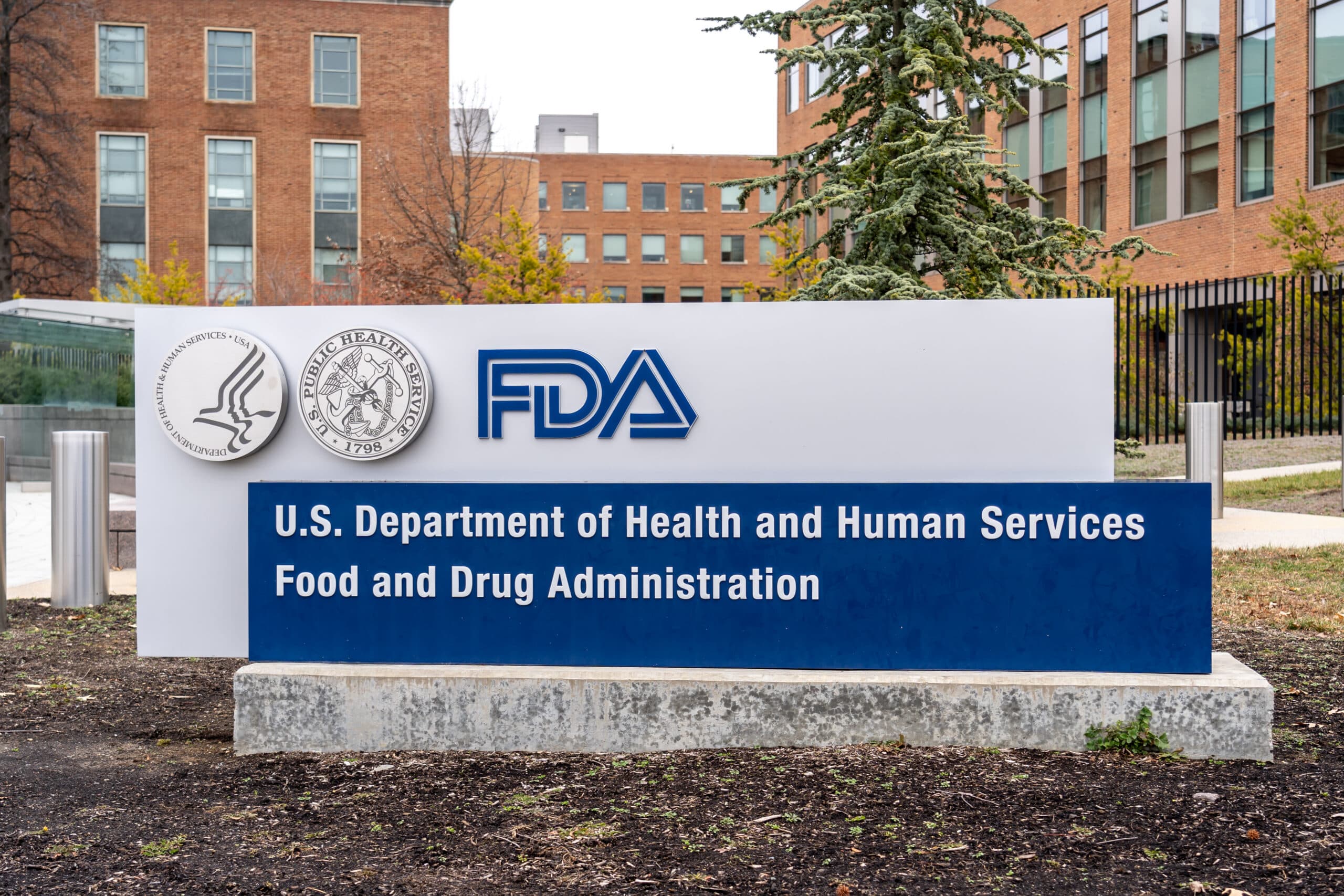 The US Food and Drug Administration, with its logo displayed prominently.