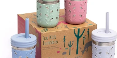 Elk and Friends Stainless Steel Cups, Mason Jar 10oz