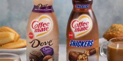 new coffee mate snickers and dove chocolate